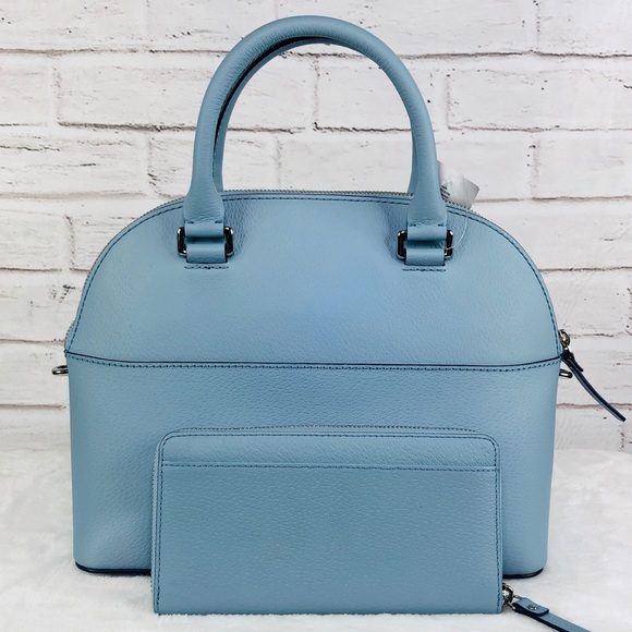 2PCS Kate Spade Carli Groove Street Satchel Wallet - Picture 4 of 8